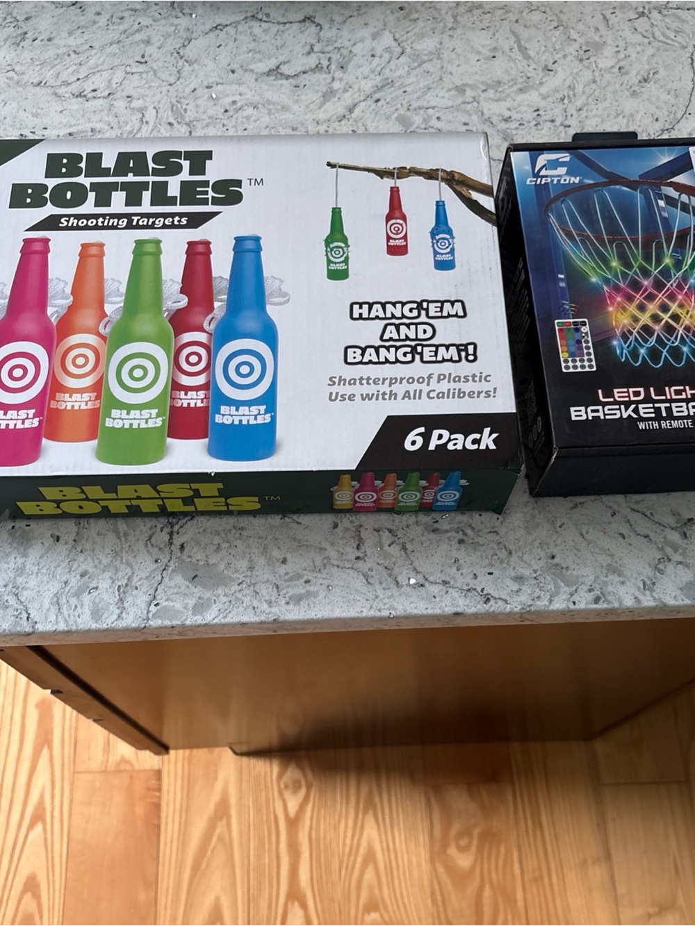 6-Pack Hanging Shooting Targets - Multi Color
